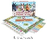 Horse-Opoly Brettspiel - Familienzeitspiele für Erwachsene und Kinder, 2...