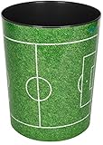 Läufer 26665 Papierkorb Fußballfeld, 13 Liter Mülleimer, perfekt für...