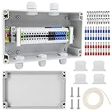 Abzweigdose Aufputz Verteilerdose IP68, 2 in 3 Raus Abzweigdose...