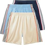 Herren-Shorts, kariert, Basketball-Shorts, sportlich, kariert, mit Taschen,...