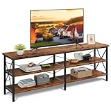 WLIVE TV Schrank Lowboard für Fernseher bis zu 70 Zoll, Fernsehschrank TV...