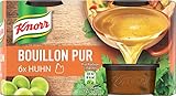 Knorr Bouillon Pur Huhn leckere Hühnerbouillon mit vollem Geschmack 6x 28...