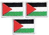 Umama Aufnäher Set mit 3 Mini-Flaggen, 1,5 x 2,8 cm, Nationalflagge...