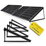 Avoltik Solarpanel Halterung 48 Zoll/118cm 2x Halterung für Solarmodule...