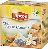 Lipton VANILLA and CARAMEL Tea Bags - Sealed Boxes of 6 x 20 bags = 120...