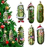 Traditionelle Weihnachtsgurken-Ornamente, Weihnachtsornamente 2024 Gurke |...