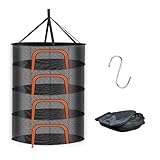 IFX24 Trockennetz Kräuter, 4-Tiers, 6-Tiers, 8-Tiers Kräuternetz zum...