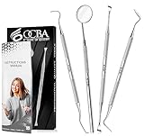 OCBA Zahnarzt Instrumente Zahnpflege Set 4Pcs Dental Kit Edelstahl Zähne...