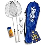 Best Sporting 200 XT Badminton Set, 2 Badminton Schläger 3 Bälle...