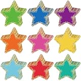 108pcs Verschiedene Farbstarausschnitte Papier 5.5 Zoll Sternausschnitte...