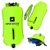 OPENWATER aufblasbare Schwimmboje XL — große Sicherungsboje mit Tasche...