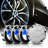 4 Stück Nabendeckel für BMW 68mm - Radnabenkappen Felgendeckel...
