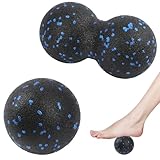 Faszienball Set, 2er Set Massagebälle, Trigger Point Release Lacrosse...