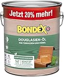 Bondex Douglasien Öl 3 L für 66 m² | Extrem wasserabweisend | Schützt...