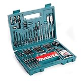 Makita B-53811 Bit & Bohrer-Set 100-teilig mit Bithalter in Kunstoffkoffer,...