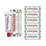 Euthymol Original Zahnpasta 75ml x 6, No Fluorid, Anti-Plaque,...