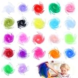 Xynovate 22 Stück Jongliertücher, 22 Farbe Bunte Chiffontücher für...