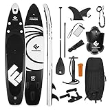 FitEngine SUP Allrounder 12' - 365 cm | Umfangreiches Stand-up-Paddle-Board...