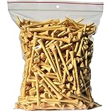 Premium Golf TEES - 70 mm (2 3/4') - 250 Stück - 100% Bambus - Farbe:...
