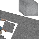 40 Stück Teppichfliesen Selbstklebend, Auslegware Teppichboden 30 x 30 cm,...