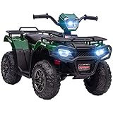 HOMCOM Elektro Kinderquad, Elektro-Quad mit LED und Musik, Elektroauto,...