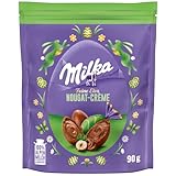Milka Feine Eier Nougat-Créme – Zarte Alpenmilch-Schokolade mit cremiger...