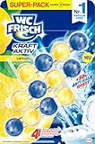 WC FRISCH Kraft Aktiv Duftspüler Lemon (150 g), WC Reiniger für Reinigung...