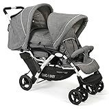 CHIC 4 BABY - Geschwisterwagen DUO mit Tragetasche und Regenschutz,...