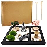 LuXianYS Zen Garten Set, Japense Sand Meditations-Ornamente, Zubehör, Mini...