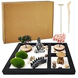 LuXianYS Zen Sand Meditations-Ornamente,Zen Garten Set,Zen Garten Zubehör,...