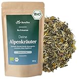 BIO Alpenkräuter Tee mit Kamillenblüten, Löwenzahn, Salbei und weiteren...