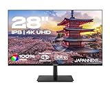 JapanNext Monitor 28 Zoll IPS 4K UHD (3840x2160) | HDR-Technologie |...