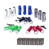 EverBrite 18tlg. LED Taschenlampen Set, mini kleine Taschenlampe mit...