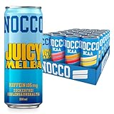 NOCCO BCAA energy drink 24er pack – zuckerfrei, vegan Energy Getränk mit...