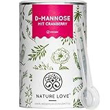 D-Mannose Pulver mit Cranberry - 250 Gramm Pulver zum Auflösen in Wasser -...