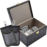 Keyless Go Schutz Autoschlüssel Box & 2 STK Keyless Go Schutzhülle,...