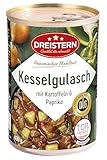 DREISTERN Kesselgulasch mit Kartoffeln und Paprika 400 g | leckeres...