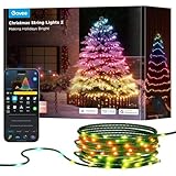 Govee RGBICW Weihnachtsbeleuchtung 500 LEDs Christmas Lights, 50M Smarte...
