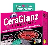 abrazo CeraGlanz Glaskeramik | 2 Ceranfeldreiniger, antibakterieller...