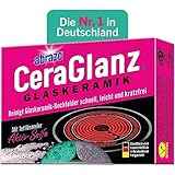 abrazo CeraGlanz Glaskeramik | 2 Ceranfeldreiniger, antibakterieller...