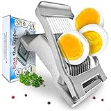 Egg the Ripper® Eierschneider Edelstahl - Eiertrenner aus Aluminium +...