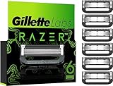 Gillette Labs Rasierklingen, 6 Ersatzklingen für Nassrasierer Herren und...