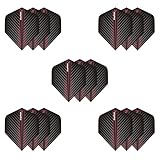MageRabbit Dart Flights 15 Stück, Standardform Dart Flight Set, langlebige...