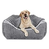 JOEJOY Hundebett Grosse Hunde, Hundekorb mit Herausnehmbar Decke,...