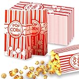 100 Stück Popcorntüten Klein, Popcorn Tüten, Popcorntüten, Popcorn Box,...