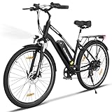 COLORWAY BK27 Elektrofahrrad, 28 Zoll EBike, 2 Fahrmodi Citybike mit 36V...