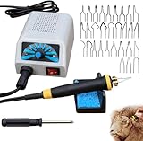 Huzoomtoyz Brandmalstation,Brandmalerei Set Bastelset Lötstation...