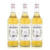 Monin Sirup Vanille, 1,0L 3er Pack