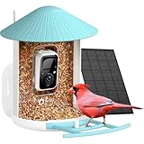 NETVUE Vogelfutterhaus Kamera,Vogelfutterspender mit Kamera,Vogelfutterhaus...