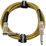 GLS Audio Kabel Klinkenkabel 6,3 mm - 1,8 m langes Gitarrenkabel für...